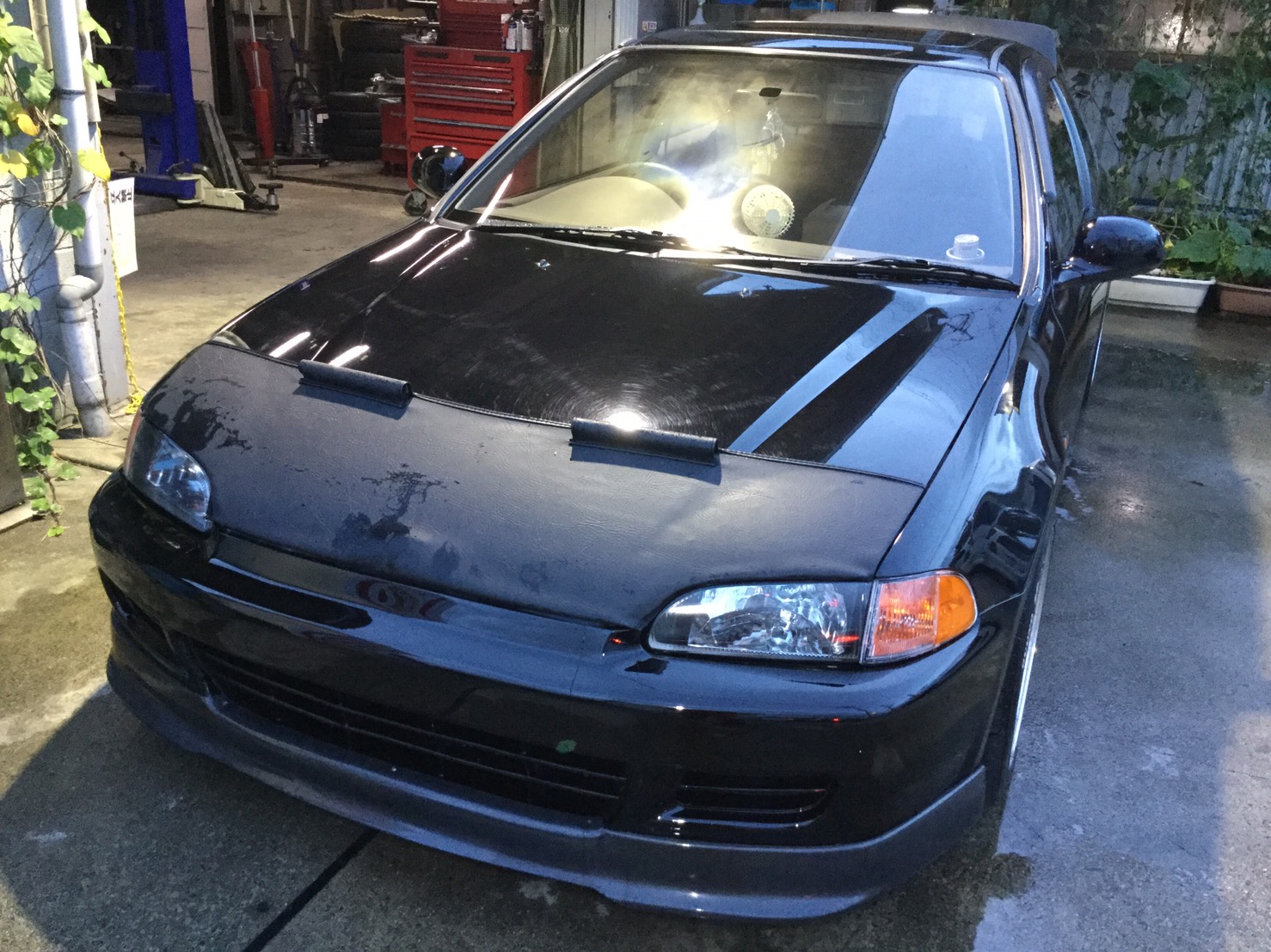 EG6 シビック フロントバンパー スムージング