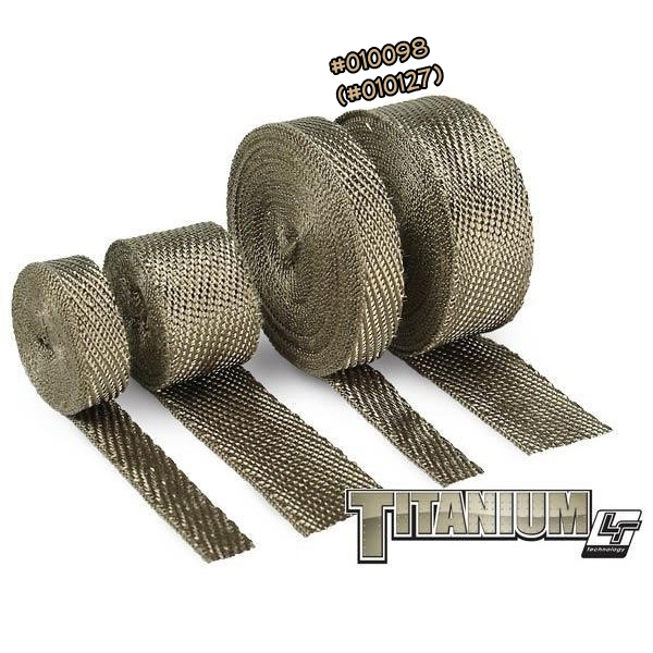 EXHAUST WRAP TITANIUM #010098/010127i2"x50'j