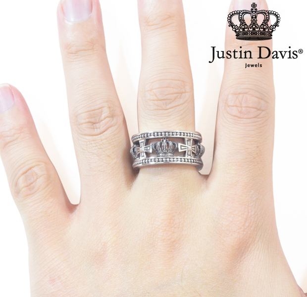 Justin Davis Medieval Wedding Band ring - アクセサリー