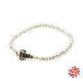 Sunku SK-005 Silver Beads Bracelet(S Beads)