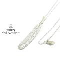 HARIM HRT003WH Feather Necklace /L RIGHT