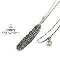 HARIM HRT003BK Feather Necklace /L RIGHT