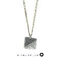 on the sunny side of the street 610-282 Silver African Studs Long NecklaceNEW ITEM